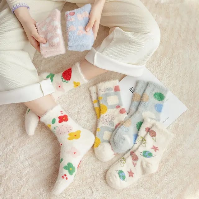 Custom winter cotton socks thickened warm